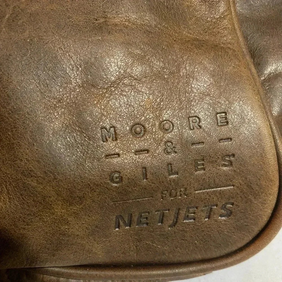 Moore and Giles for Netjets unisex booker cabin duffel weekend travel bag - Picture 8 of 15